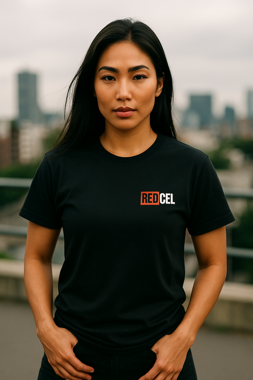 RedCel Women's Stone Wash Heavy Tee