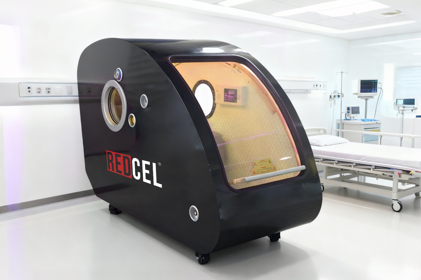 RedCel 1 Person Hard Hyperbaric Chamber 2 ATA  Deluxe Sitting